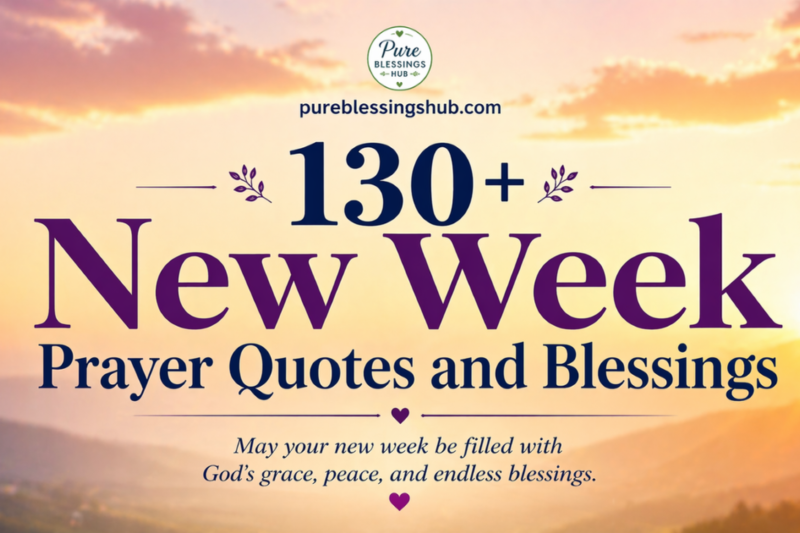 130+ New Week Prayer Quotes and Blessings