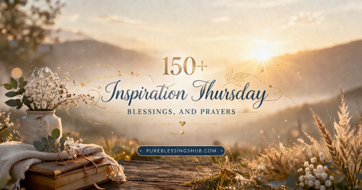 150+ Inspiration Thursday Blessings, and Prayers