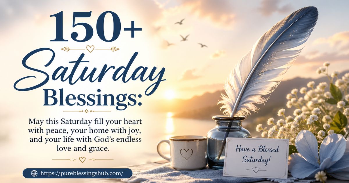 150+ Saturday Blessings Images and Quotes for a Joyful Weekend