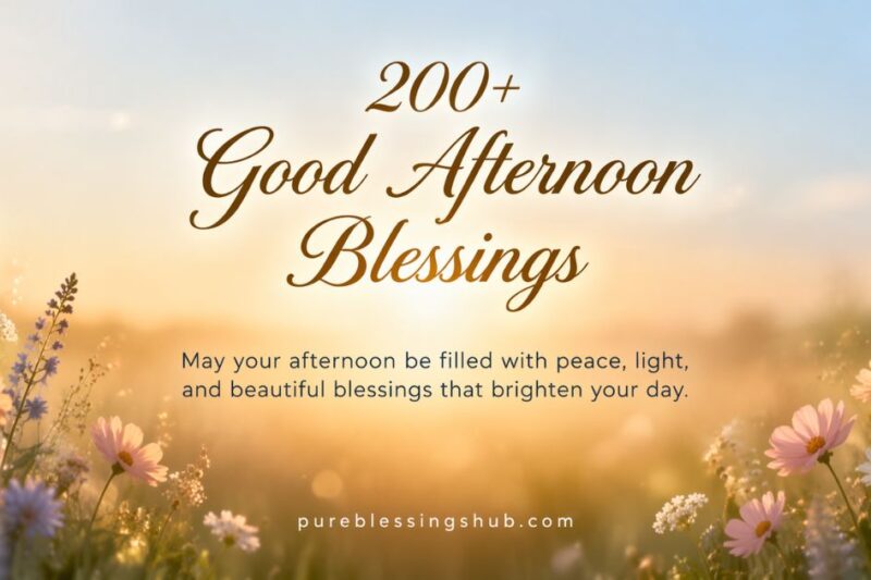 200+ Good Afternoon Blessings, Prayers To  Brighten Your Day