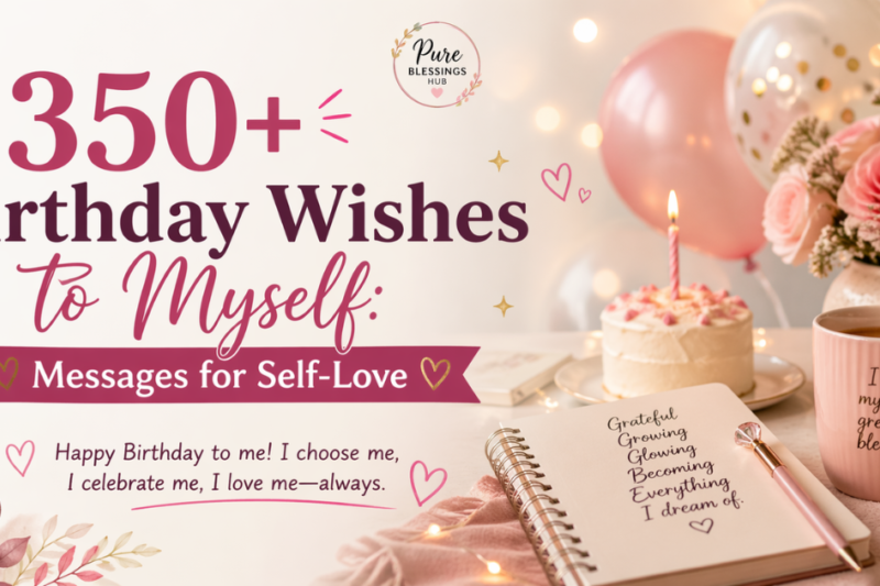 350+ Birthday Wishes For Myself: Messages for Self-Love