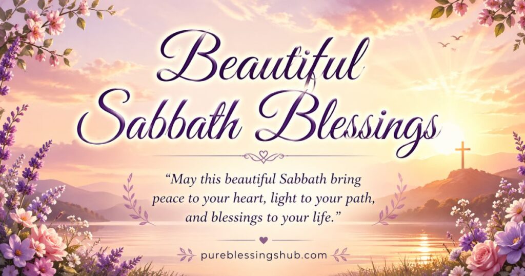 Beautiful Sabbath Blessings