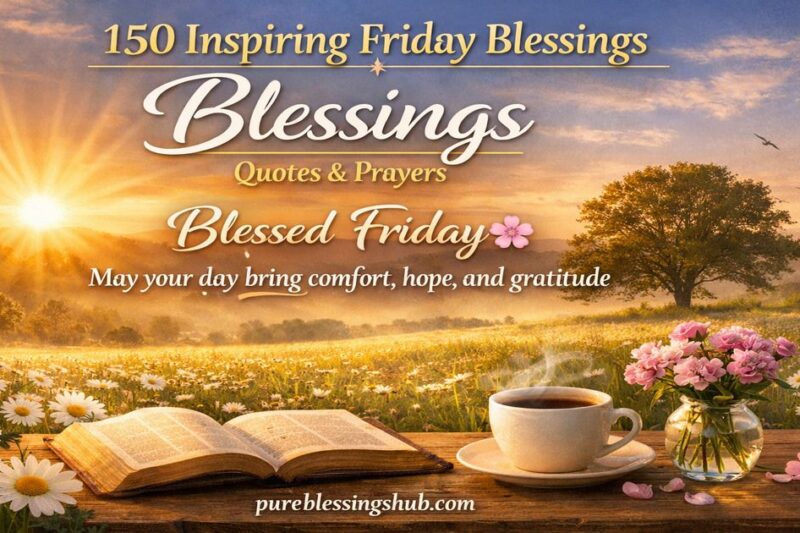 150 Inspiring Friday Blessings: Quotes & Prayers for a Joyful Weekend