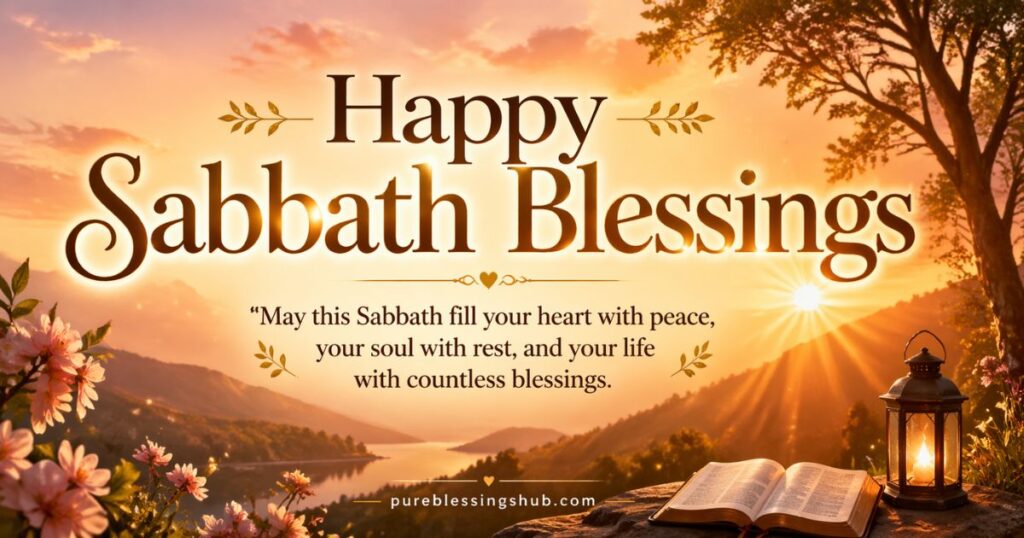 Happy Sabbath Blessings