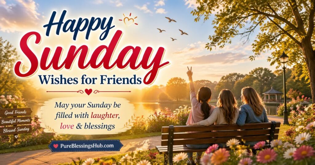 Happy Sunday Wishes for Friends