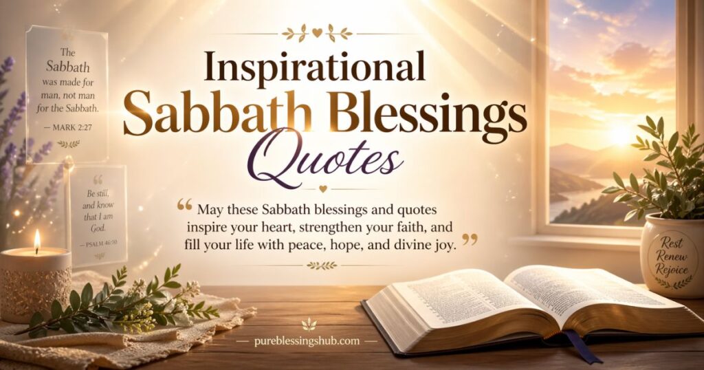 Inspirational Sabbath Blessings Quotes