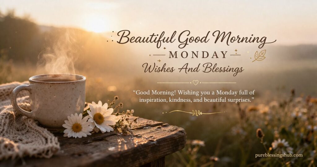 Monday Morning Blessings To Ignite Your Week’s Positivity And Energy.