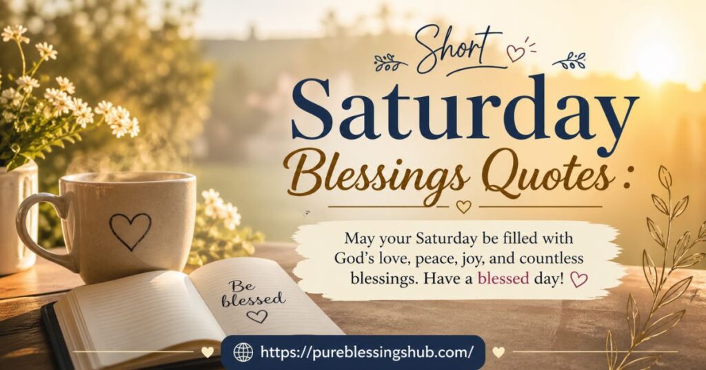 Short Saturday Blessings Quotes