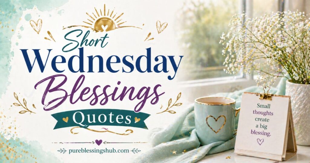 Short Wednesday Blessings Quotes