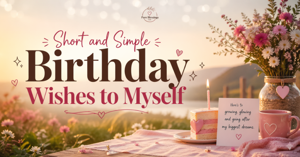 Short and Simple Birthday Wishes to Myself