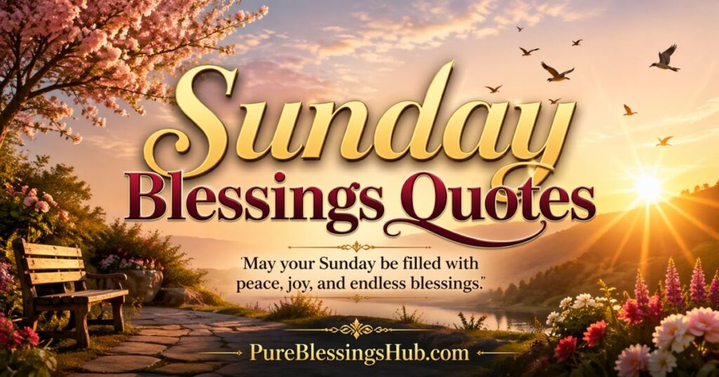 Sunday Blessings Quotes