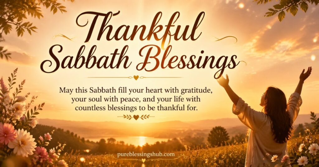 Thankful Sabbath Blessings