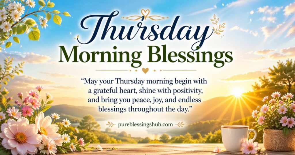 Thursday Morning Blessings