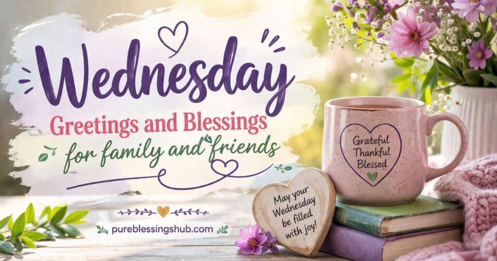 Wednesday Greetings and Blessings for family and friends
