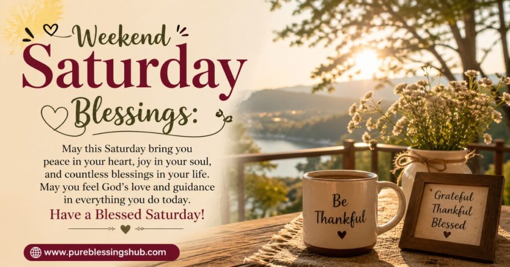 Weekend Saturday Blessings
