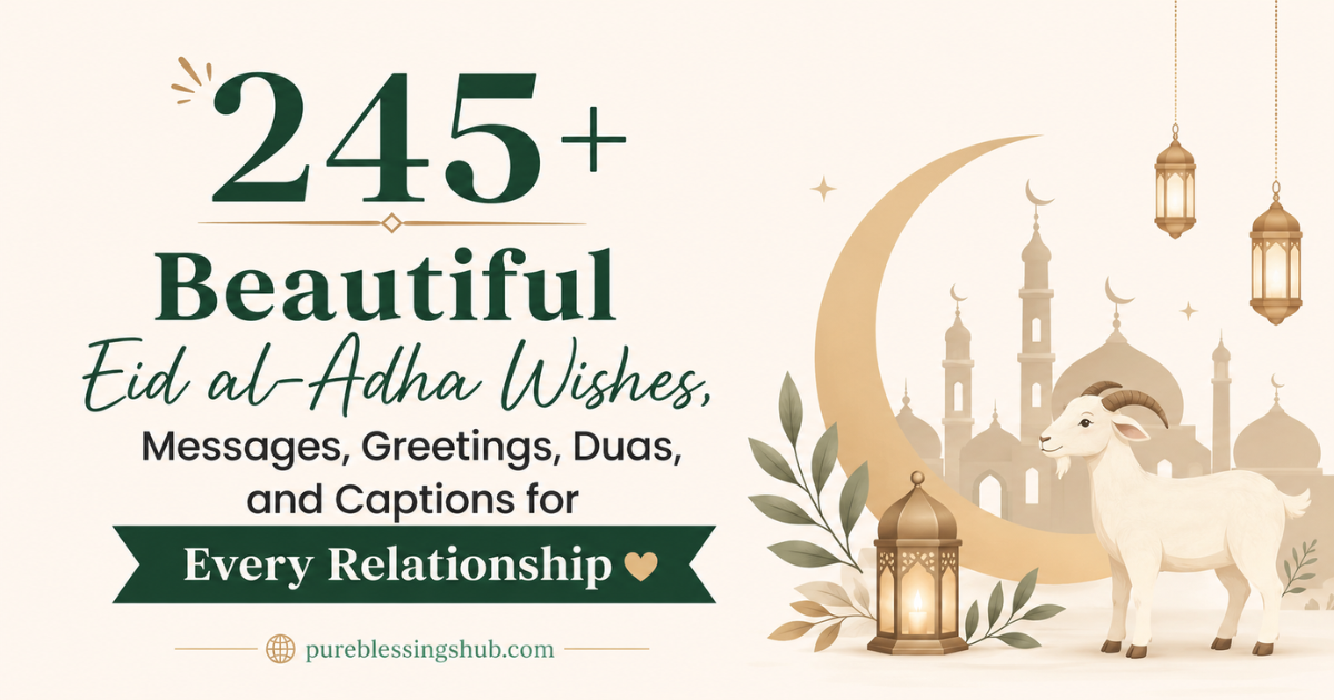 245+Beautiful Eid al-Adha Wishes, Messages, Greetings, Duas, and Captions for Every Relationship