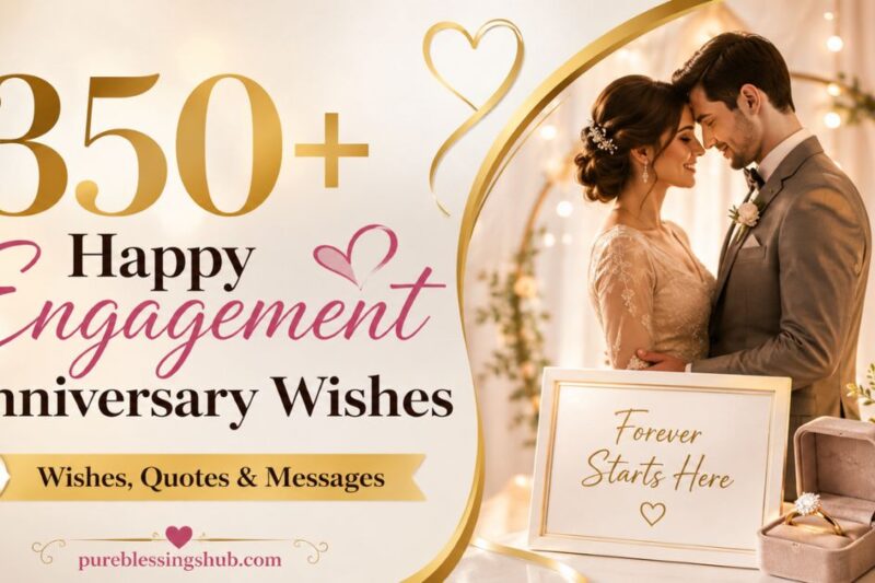 350+ Happy Engagement Anniversary Wishes, Quotes & Messages 2026
