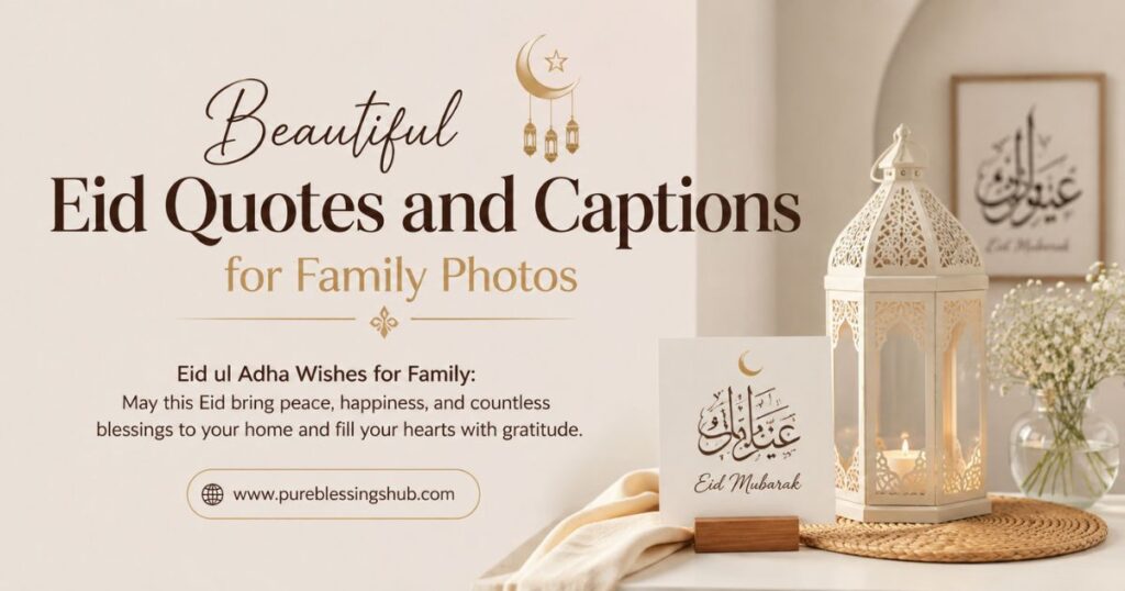 Beautiful Eid Quotes and Captions for Family Photos