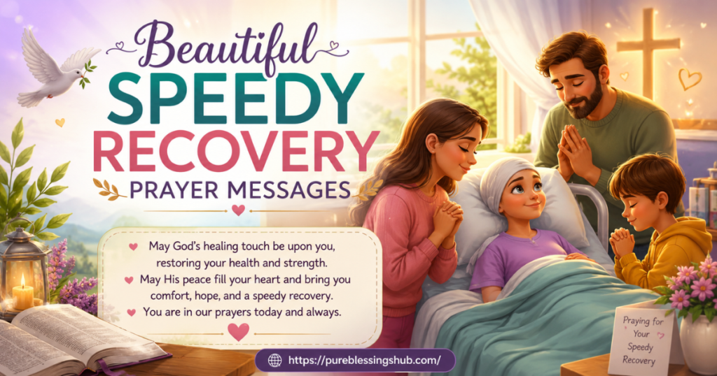 Beautiful Speedy Recovery Prayer Messages