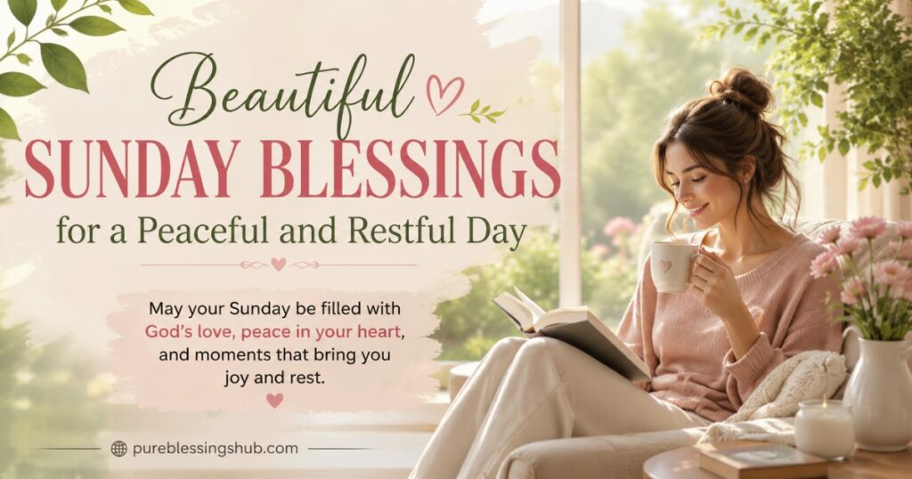 Beautiful Sunday Blessings for a Peaceful and Restful Day