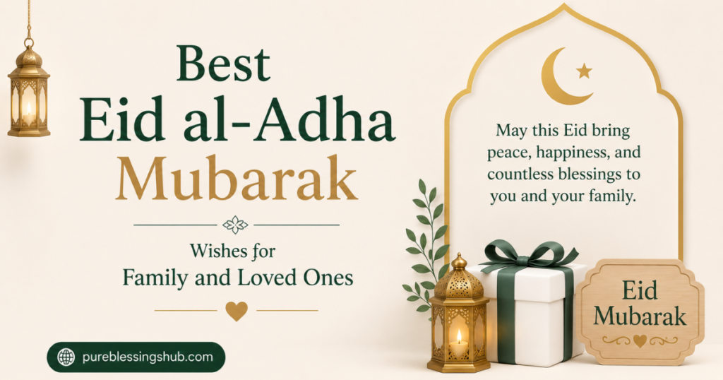 Best Eid al-Adha Mubarak Wishes for Family and Loved Ones