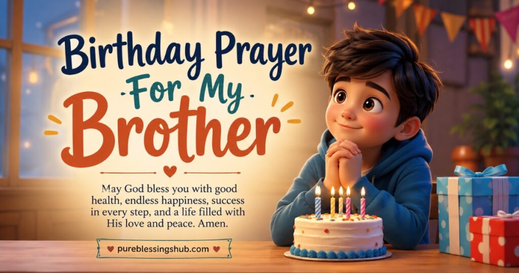Birthday Prayer For My Brother