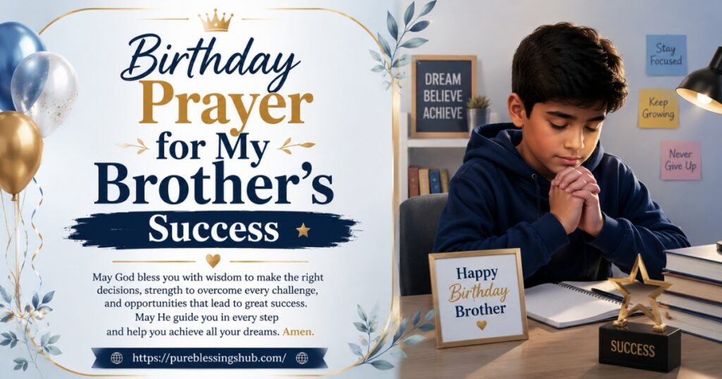 Birthday Prayer for My Brother’s Success