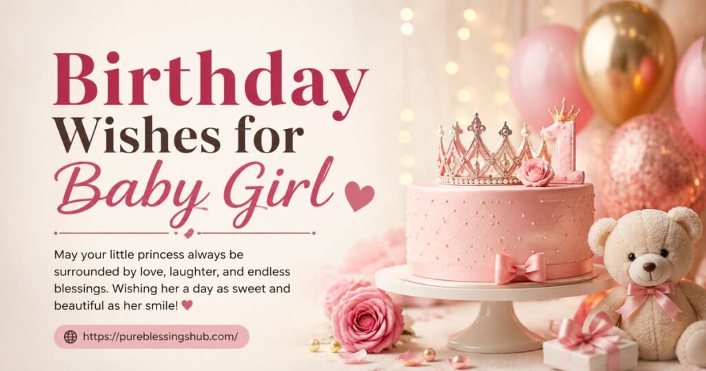 Birthday Wishes for Baby Girl