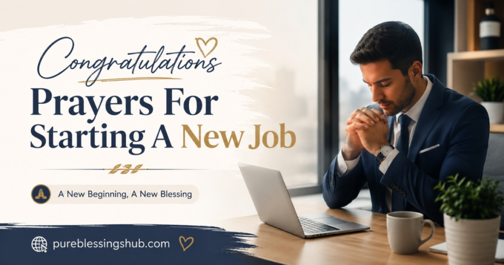 Congratulations Prayers For Starting A New Job