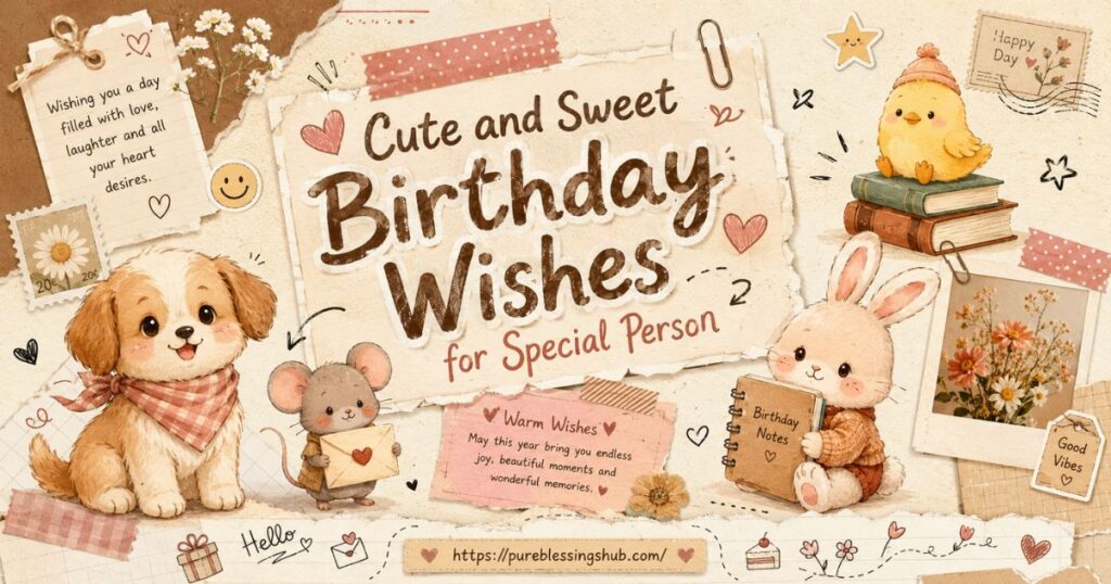 Cute and Sweet Birthday Wishes for Special Person