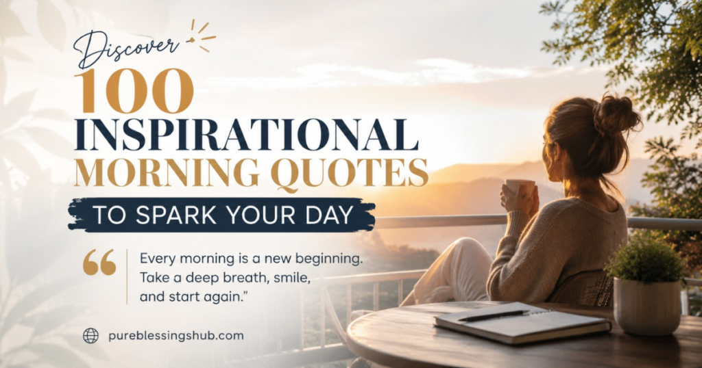 Discover 100 Inspirational Morning Quotes To Spark Your Day
