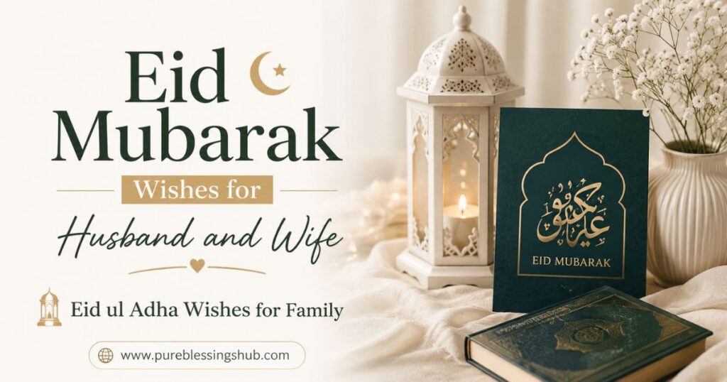 Eid Mubarak Wishes for Husband and Wife