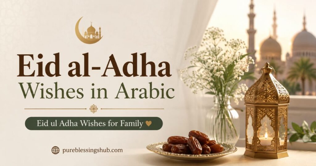 Eid al-Adha Wishes in Arabic