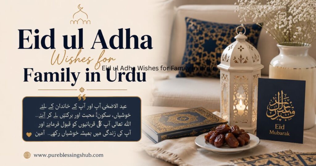 Eid ul Adha Wishes for Family in Urdu