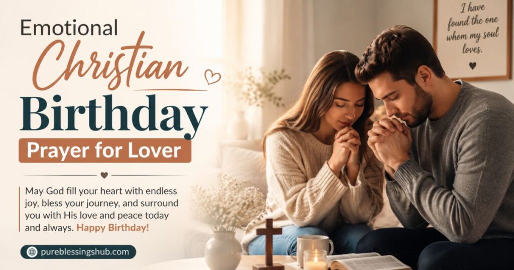 Emotional Christian Birthday Prayer for Lover