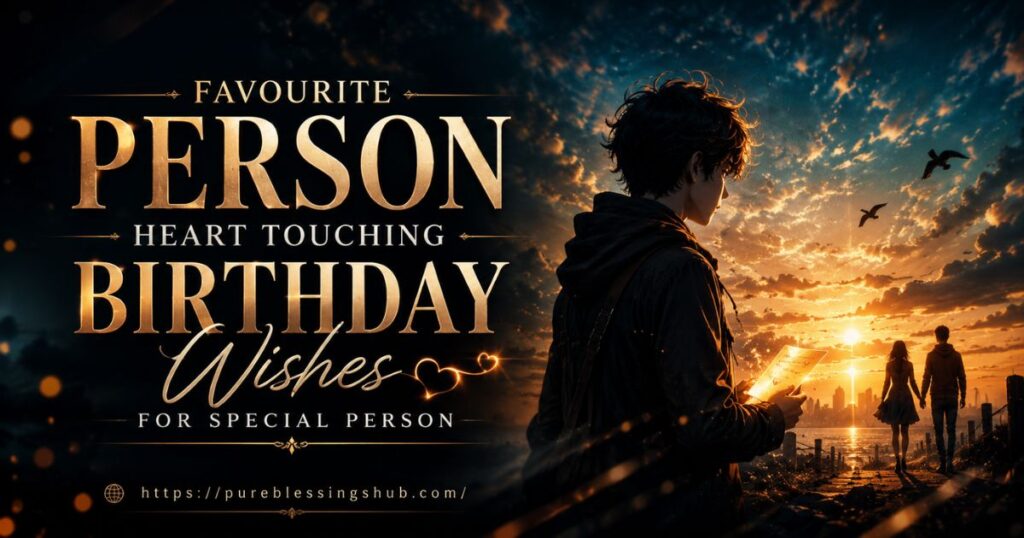 Favourite Person Heart Touching Birthday Wishes For Special Person