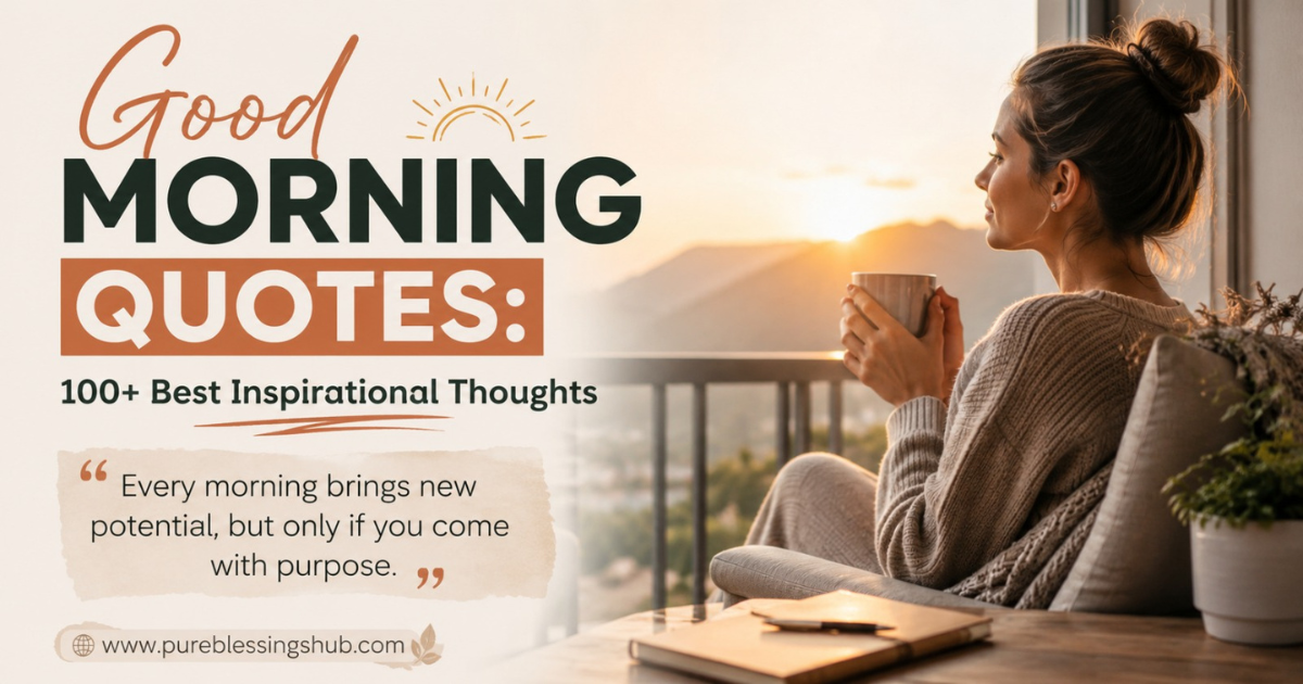 Good Morning Quotes_ 100+ Best Inspirational Thoughts