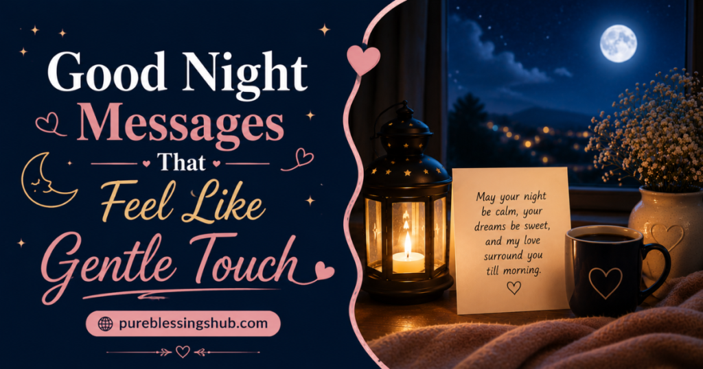 Good Night Messages That Feel Like Gentle Touch