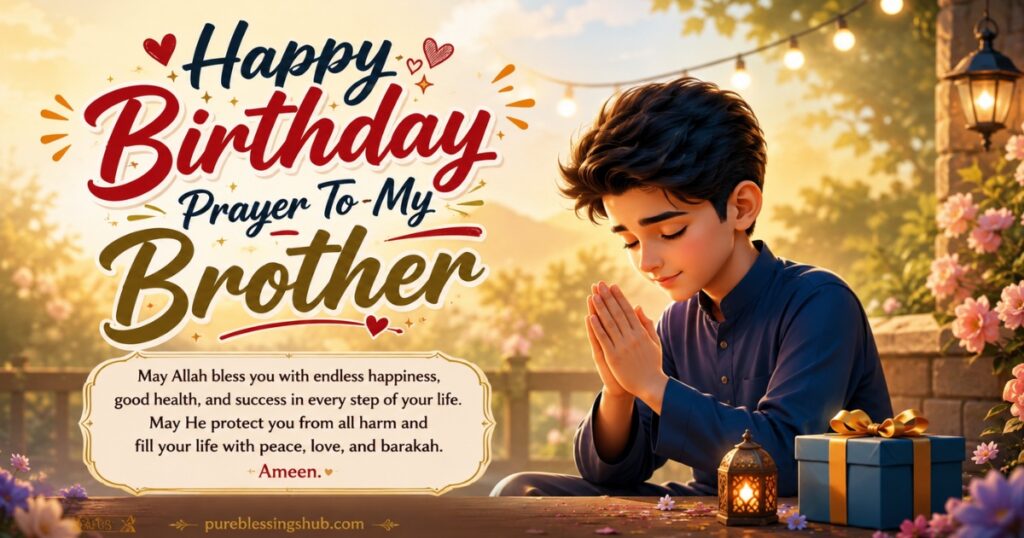 Happy Birthday Prayer To My Brother