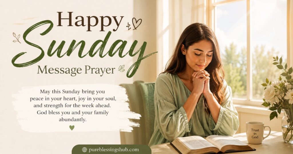 Happy Sunday Message Prayer