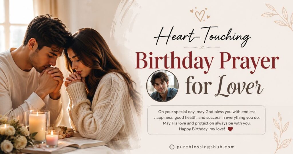 Heart-Touching Birthday Prayer for Lover
