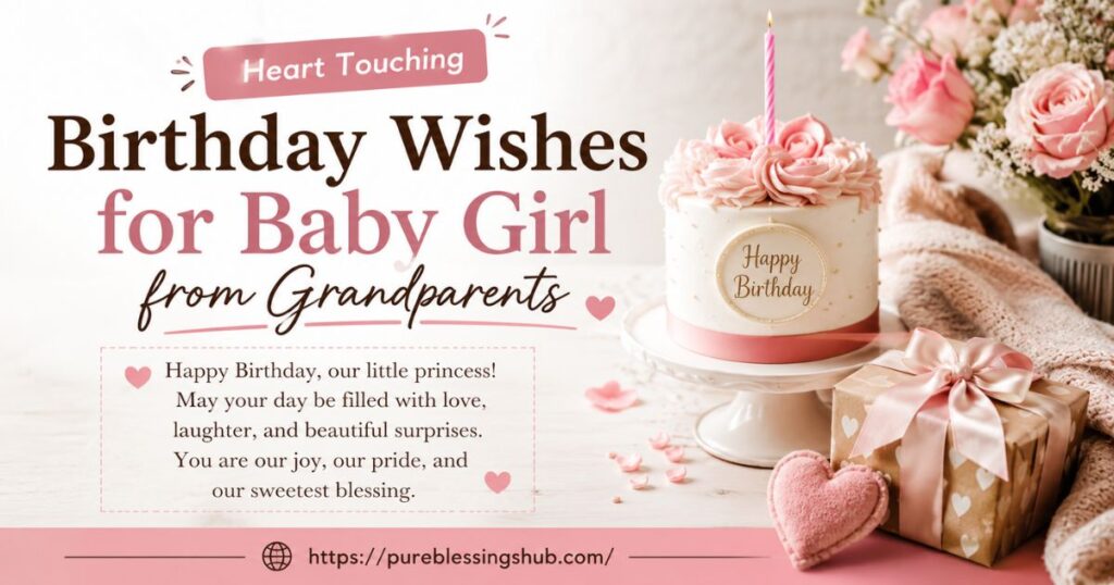 Heart Touching Birthday Wishes for Baby Girl from Grandparents