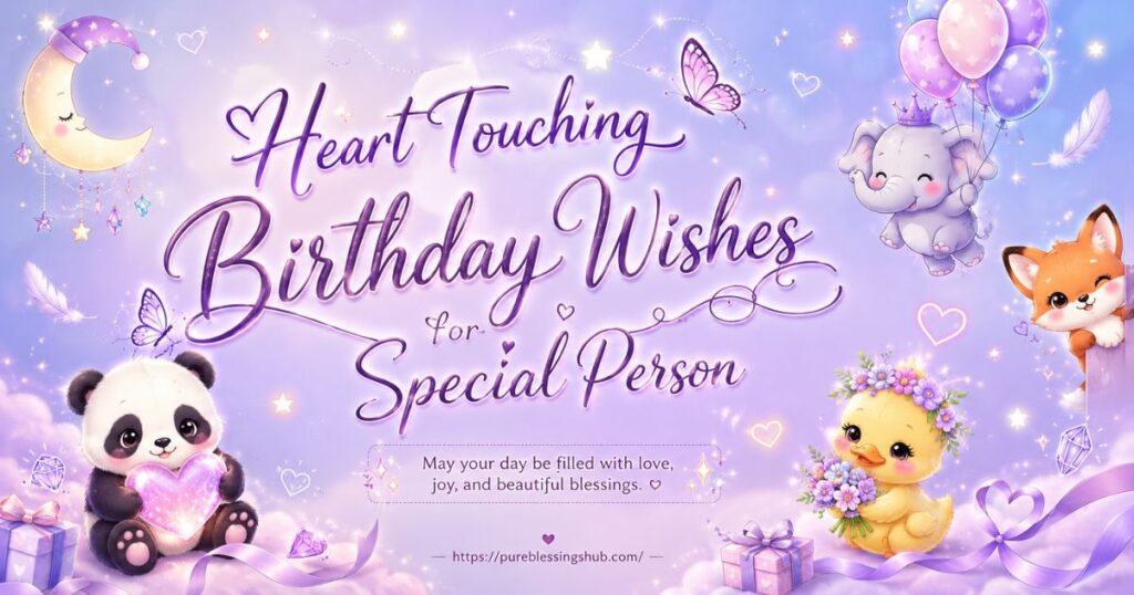 Heart Touching Birthday Wishes for Special Person