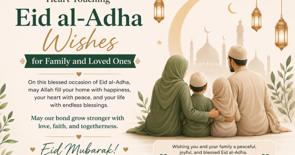 Heart Touching Eid al-Adha Wishes for Family and Loved Ones