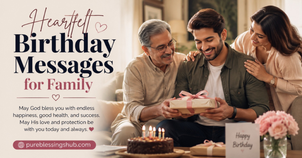 Heartfelt Birthday Messages for Family