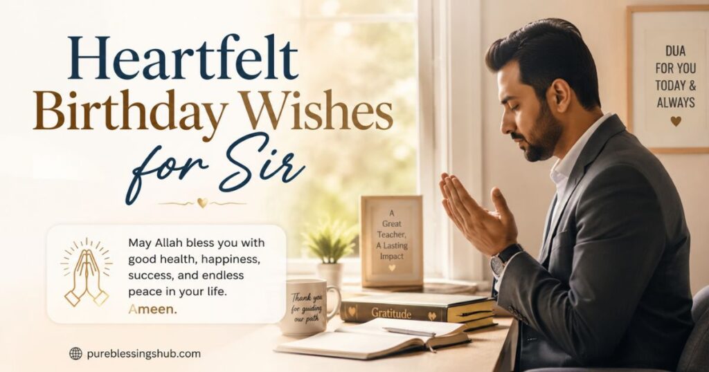 Heartfelt Birthday Wishes for Sir