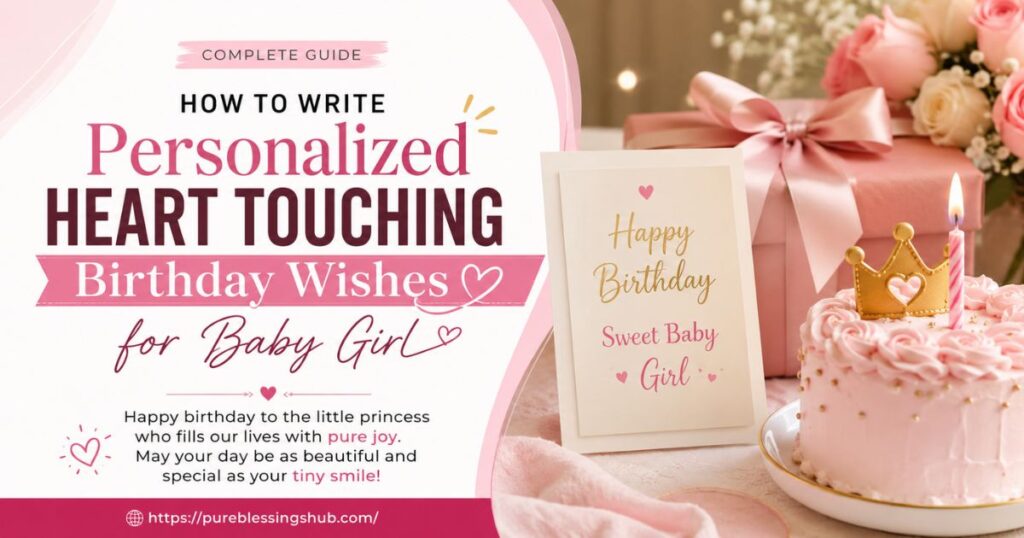 How to Write Personalized Heart Touching Birthday Wishes for Baby Girl