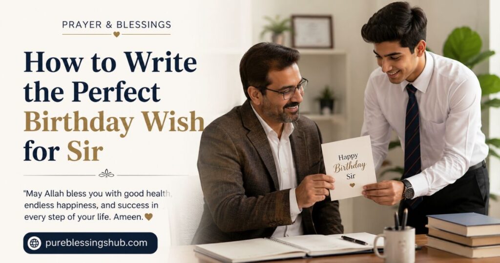 How to Write the Perfect Birthday Wish for Sir