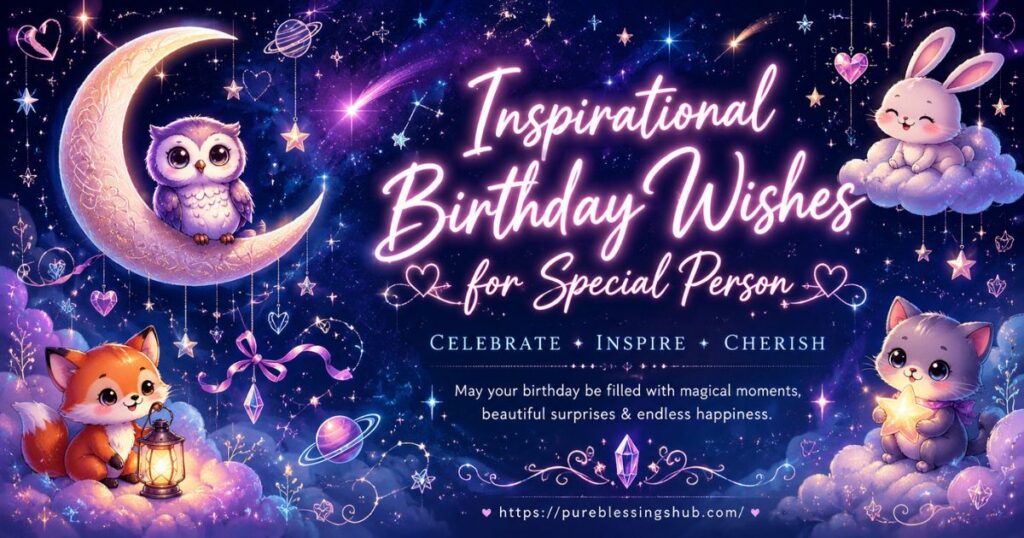 Inspirational Birthday Wishes for Special Person