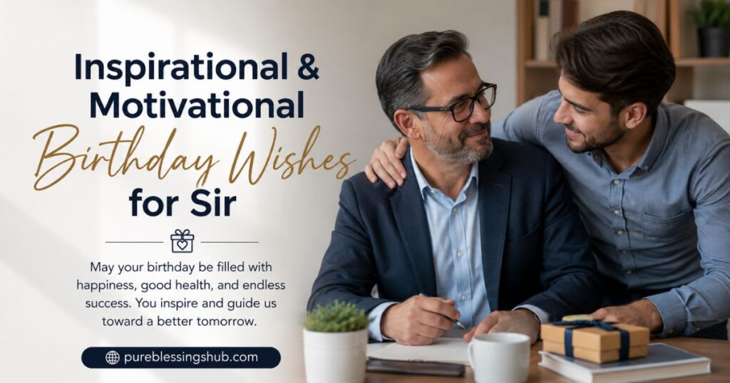 Inspirational & Motivational Birthday Wishes for Sir